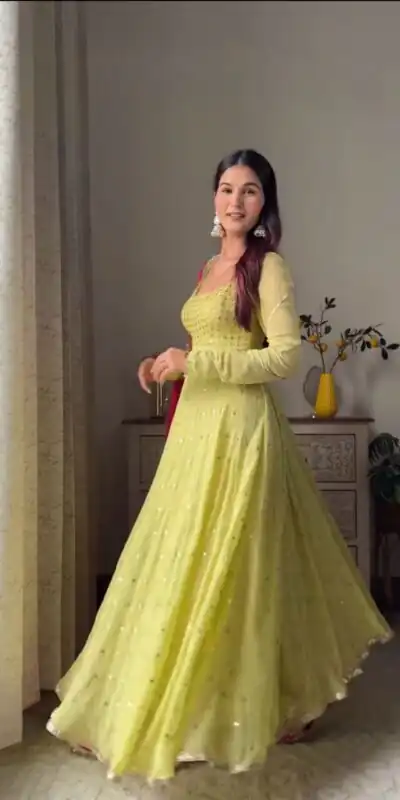 Pista Foix Georgette Thread With Sequence Salwar Suit | Jump Suits, Salwar suit, Casual Suits, Creative suits, Designer Suits, Palazzo Suits, Party Wear Suits, Patiala Suits, Straight Suits