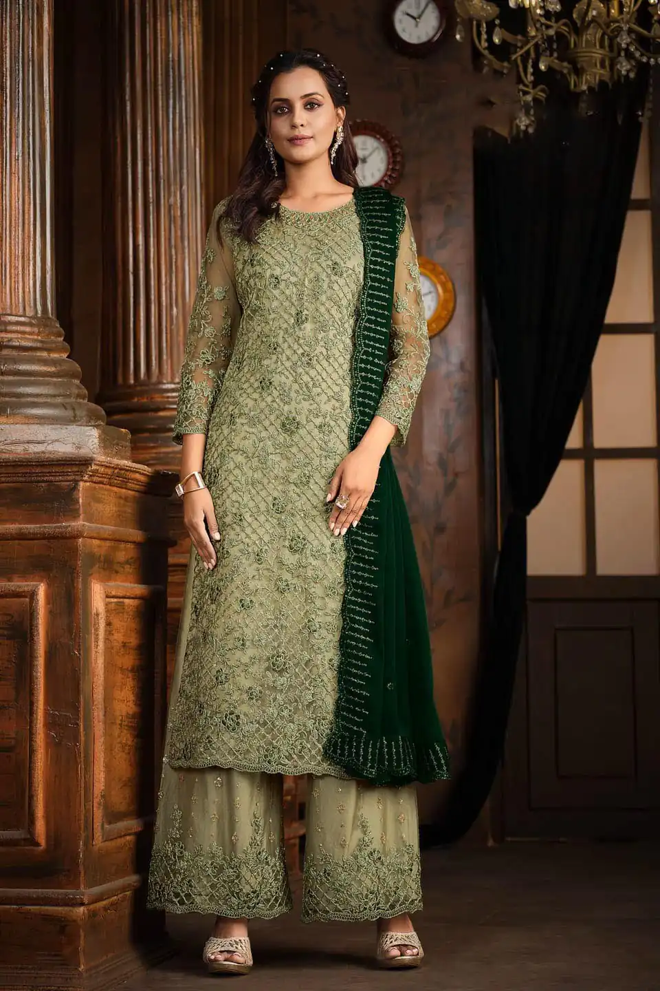 Pista Net With Coding Sequence Work Salwar Suit | Jump Suits, Salwar suit, Casual Suits, Creative suits, Designer Suits, Palazzo Suits, Party Wear Suits, Patiala Suits, Straight Suits