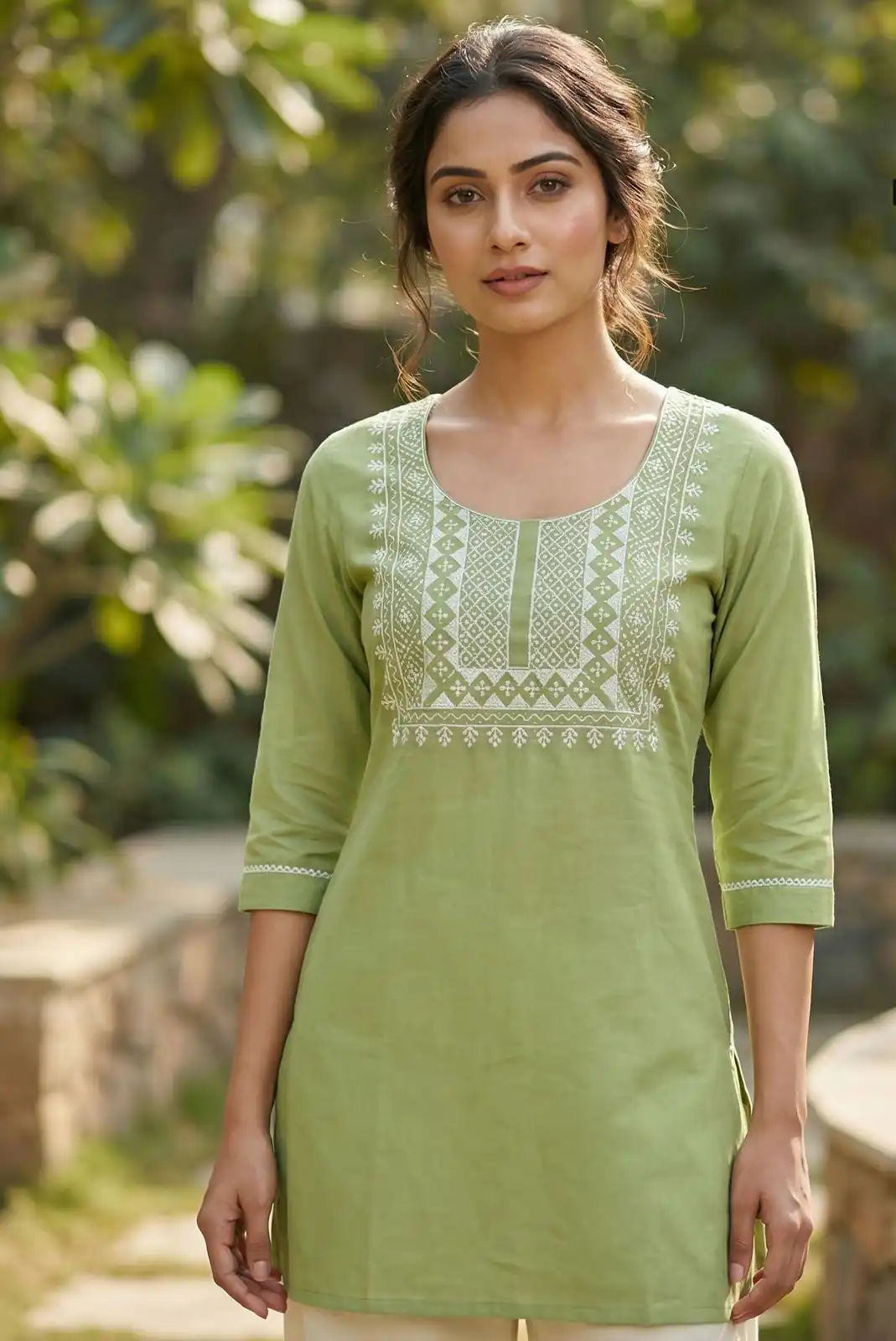 Pista Rayon Thread Work Kurti | Kurti, Bollywood Kurti, Creative Kurtis, Designer Kurti, Party Wear Kurti, Selfie Kurti