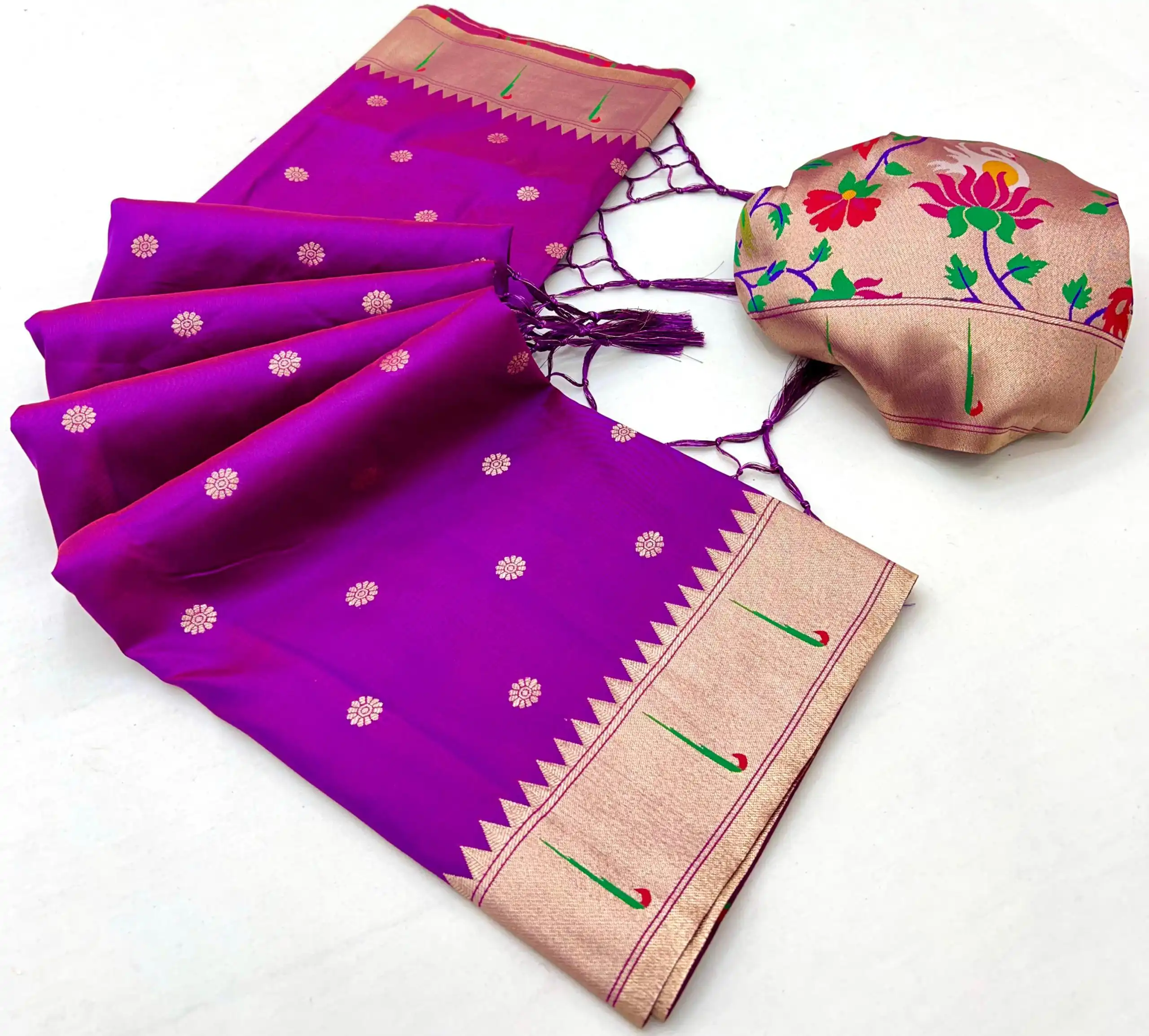 Purple A Pethani Silk Lace Zari Work Saree | Sarees, Bollywood Sarees, Creative Sarees, Designer Sarees, Embroidered Sarees, Ethnic Saree, Modern Digital sarees, Party Wear Sarees