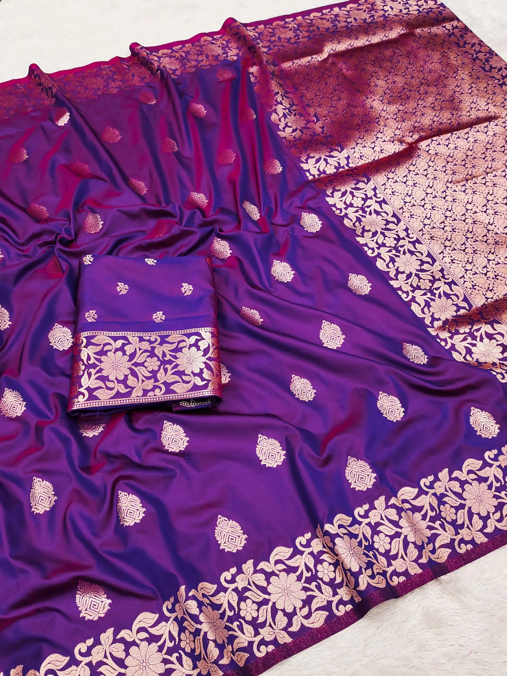 Purple Banarasi Silk Lace Zari Work Saree | Sarees, Bollywood Sarees, Creative Sarees, Designer Sarees, Embroidered Sarees, Ethnic Saree, Modern Digital sarees, Party Wear Sarees