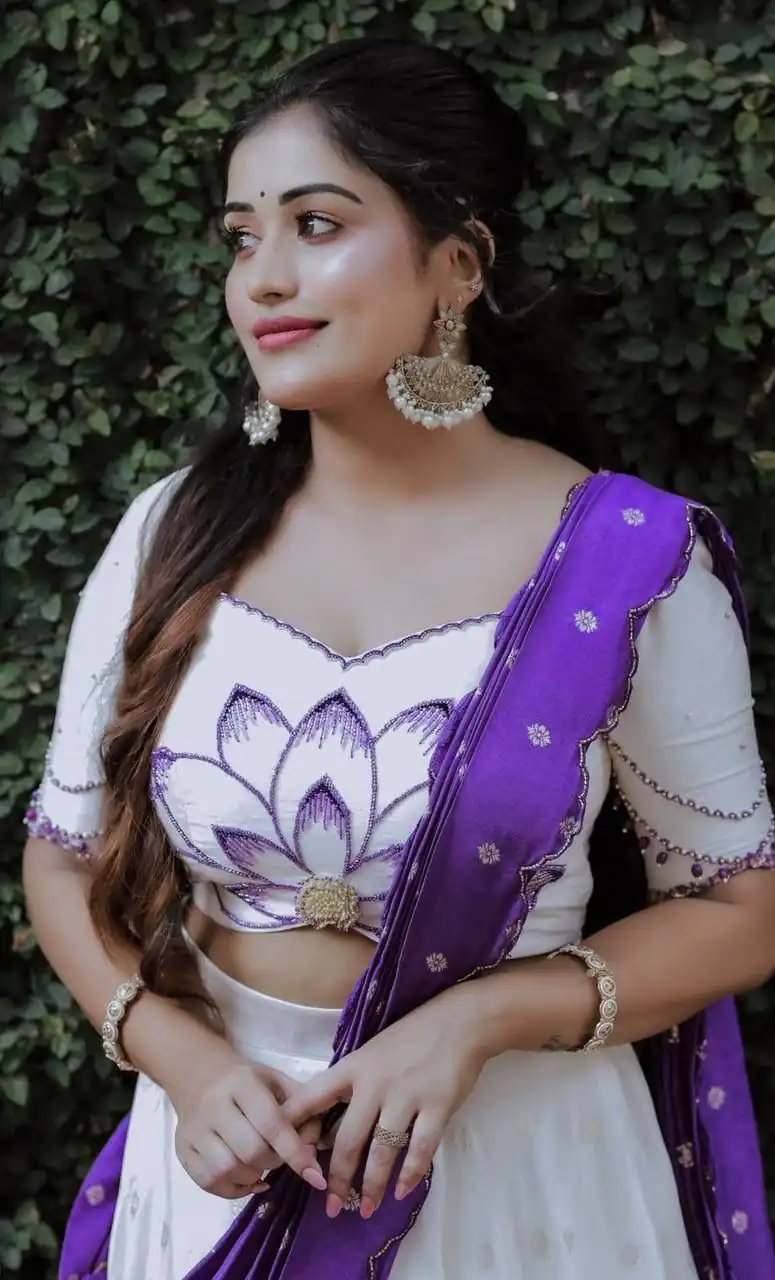 Purple Chinon Digital Print Lehenga Choli | Lehenga, Bollywood Lehenga, Creative Lehenga, Designer Lehenga, Embroidered Lehenga, Party Wear Lehenga