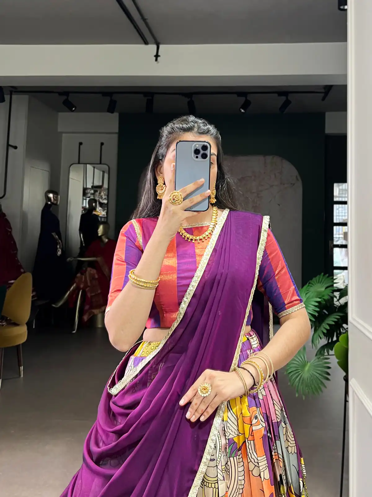 Purple Dola Silk Sequins Zari Work Lehenga Choli | Lehenga, Bollywood Lehenga, Creative Lehenga, Designer Lehenga, Embroidered Lehenga, Party Wear Lehenga