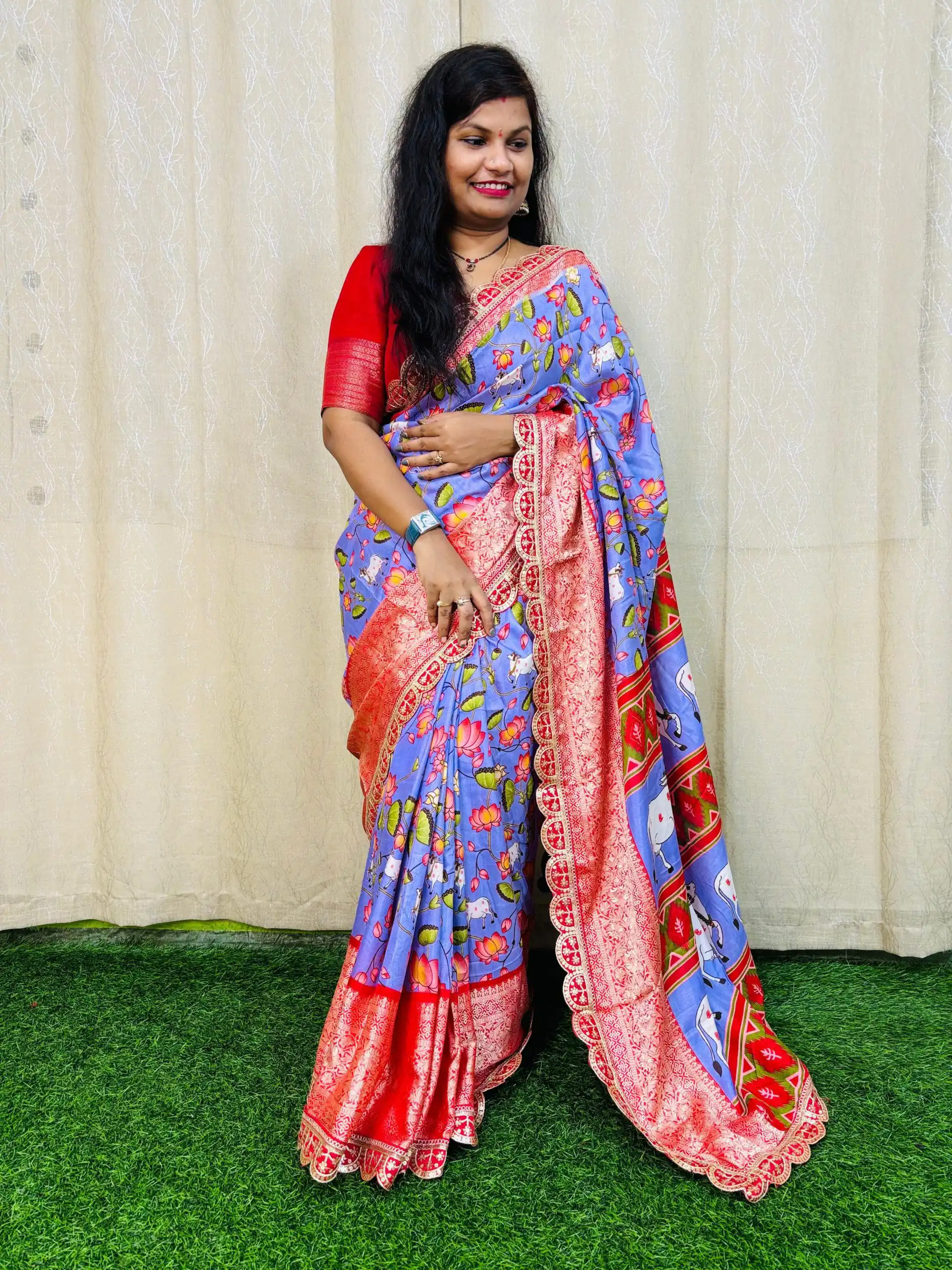 Purple Dola Silk With Zari Weaving Border Saree | Sarees, Bollywood Sarees, Creative Sarees, Designer Sarees, Embroidered Sarees, Ethnic Saree, Modern Digital sarees, Party Wear Sarees