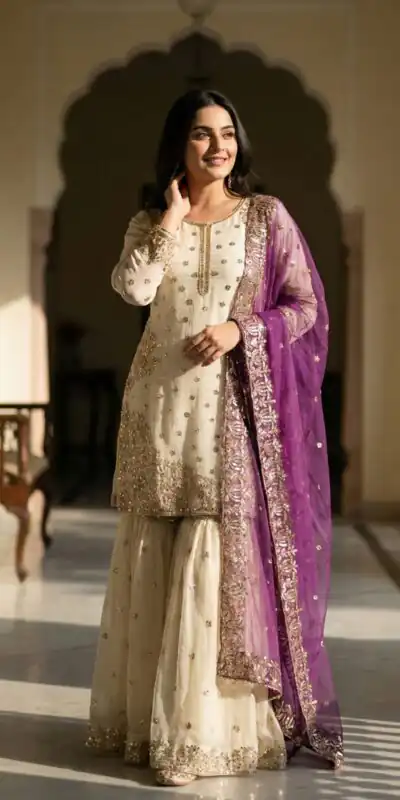 Purple Fendy Silk Embroider Work Salwar Suit | Jump Suits, Salwar suit, Casual Suits, Creative suits, Designer Suits, Palazzo Suits, Party Wear Suits, Patiala Suits, Straight Suits
