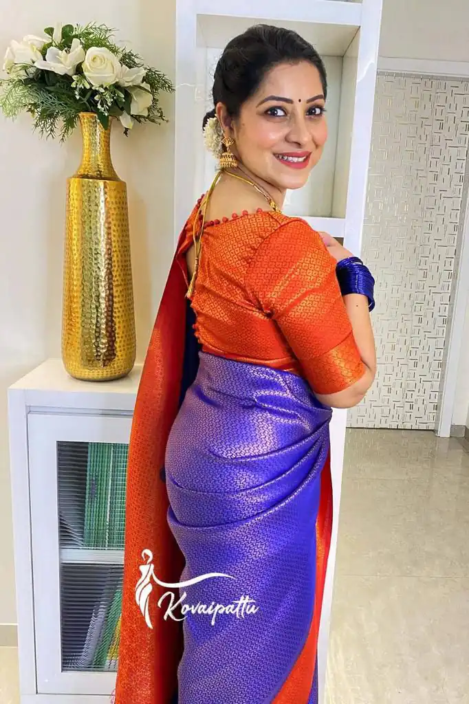 Purple Lichi Silk Lace Border Work Saree | Sarees, Bollywood Sarees, Creative Sarees, Designer Sarees, Embroidered Sarees, Ethnic Saree, Modern Digital sarees, Party Wear Sarees