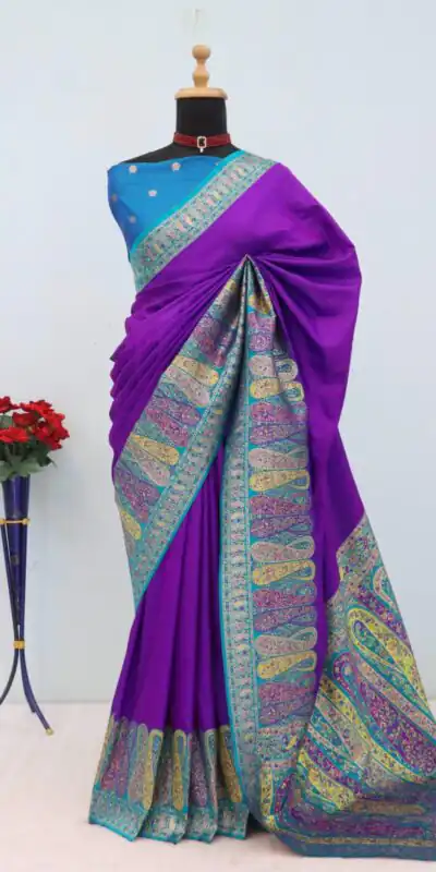 Purple Paithani Silk Woven Motifs Work Saree | Sarees, Bollywood Sarees, Creative Sarees, Designer Sarees, Embroidered Sarees, Ethnic Saree, Modern Digital sarees, Party Wear Sarees
