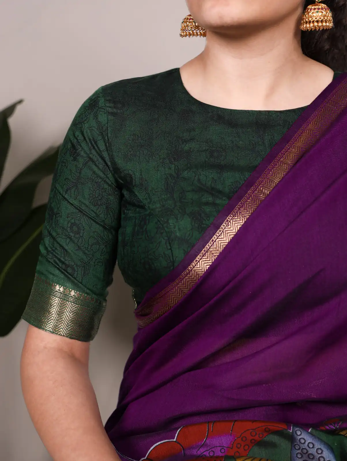 Purple Polyester Printed Saree | Sarees, Bollywood Sarees, Creative Sarees, Designer Sarees, Embroidered Sarees, Ethnic Saree, Modern Digital sarees, Party Wear Sarees