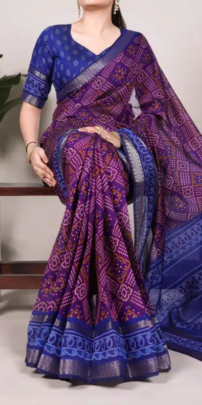 Purple Polyester Weaving Printed Saree | Sarees, Bollywood Sarees, Creative Sarees, Designer Sarees, Embroidered Sarees, Ethnic Saree, Modern Digital sarees, Party Wear Sarees