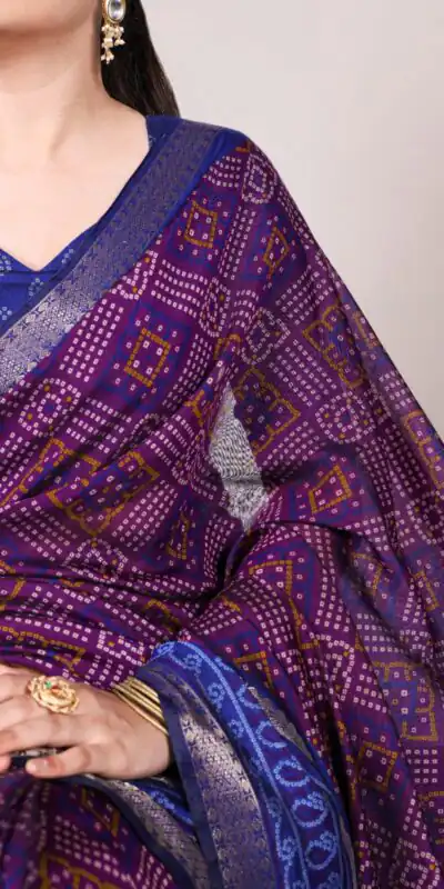 Purple Polyester Weaving Printed Saree | Sarees, Bollywood Sarees, Creative Sarees, Designer Sarees, Embroidered Sarees, Ethnic Saree, Modern Digital sarees, Party Wear Sarees