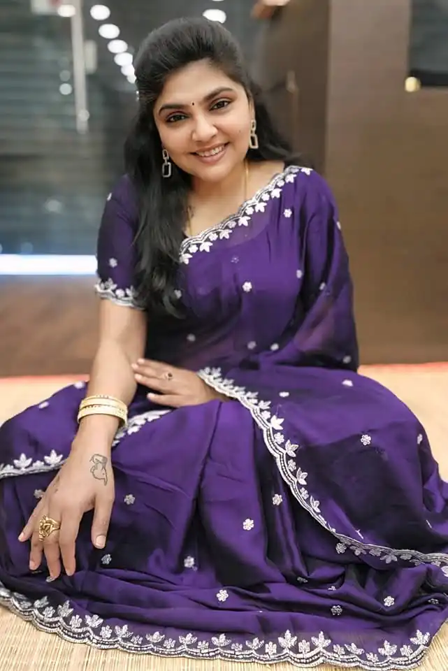 Purple Rangoli Chiffon Embroidery Cut Work Saree | Sarees, Bollywood Sarees, Creative Sarees, Designer Sarees, Embroidered Sarees, Ethnic Saree, Modern Digital sarees, Party Wear Sarees