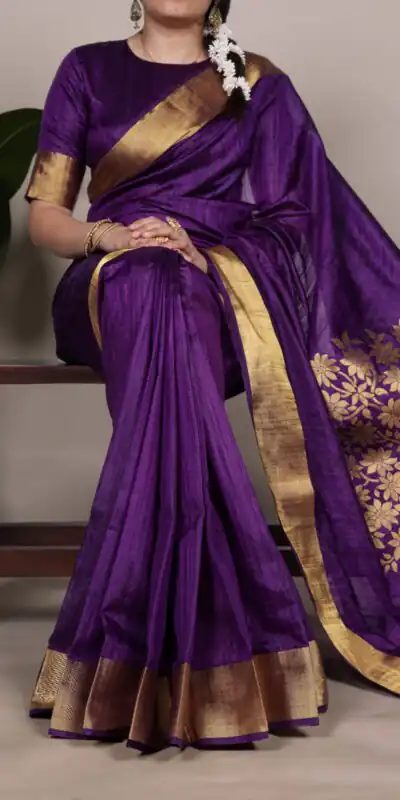 Purple Raw Silk Zari Weaving Saree | Sarees, Bollywood Sarees, Creative Sarees, Designer Sarees, Embroidered Sarees, Ethnic Saree, Modern Digital sarees, Party Wear Sarees