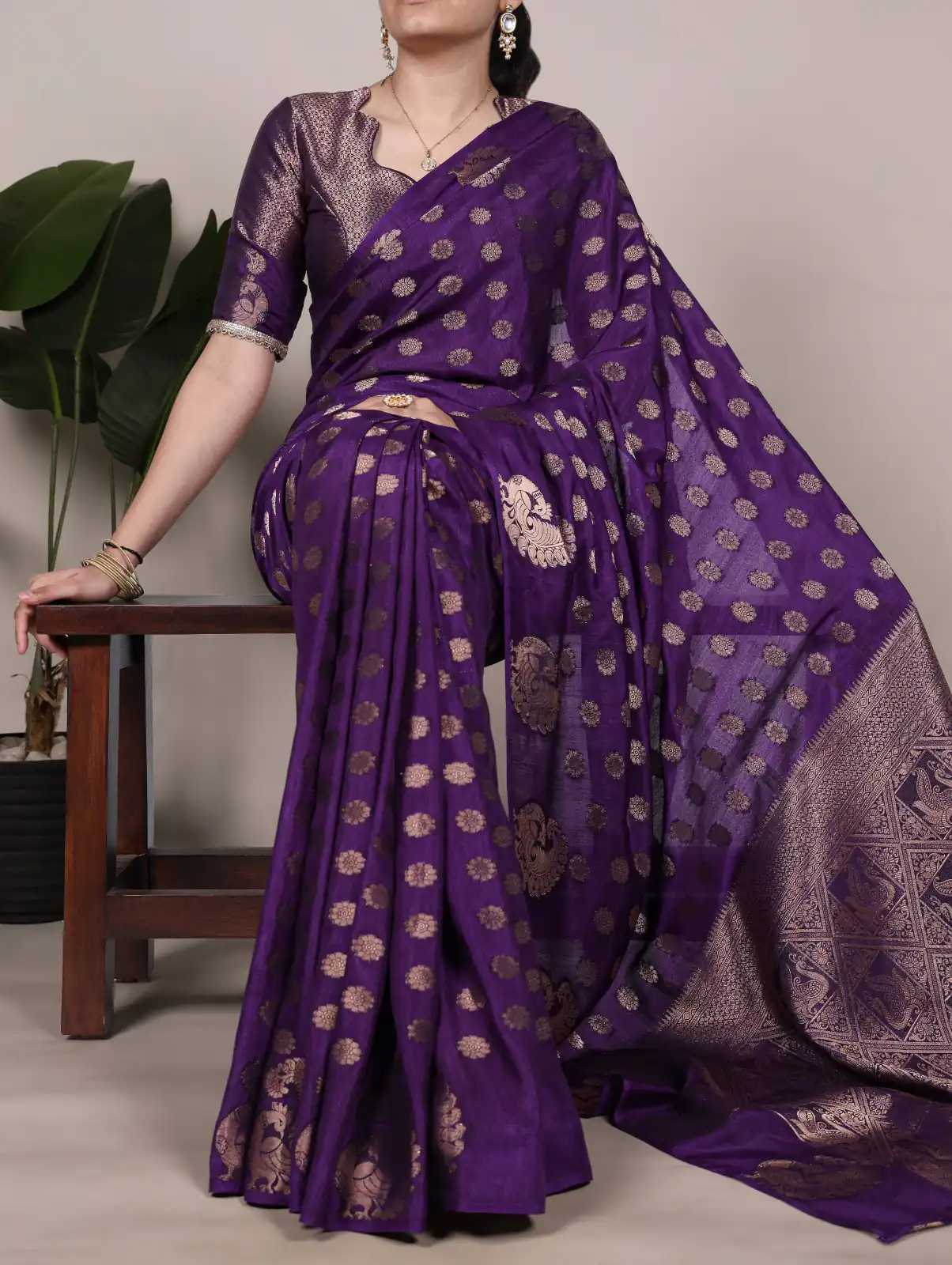 Purple Roop Weaving Saree | Sarees, Bollywood Sarees, Creative Sarees, Designer Sarees, Embroidered Sarees, Ethnic Saree, Modern Digital sarees, Party Wear Sarees