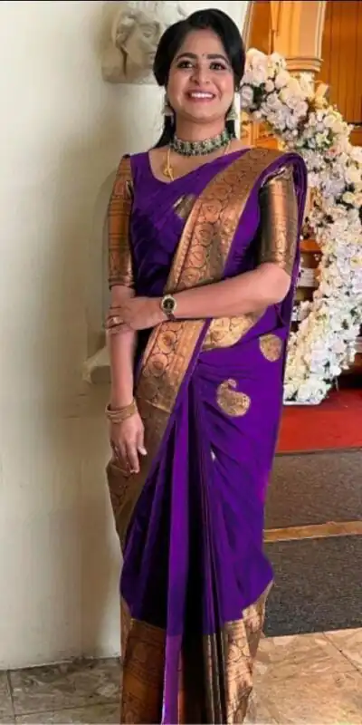Purple Soft Lichi Silk Jacquard Work All Over Saree | Sarees, Bollywood Sarees, Creative Sarees, Designer Sarees, Embroidered Sarees, Ethnic Saree, Modern Digital sarees, Party Wear Sarees