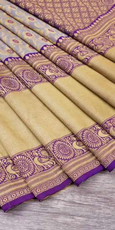 Purple Soft Lichi Silk Work Saree | Sarees, Bollywood Sarees, Creative Sarees, Designer Sarees, Embroidered Sarees, Ethnic Saree, Modern Digital sarees, Party Wear Sarees