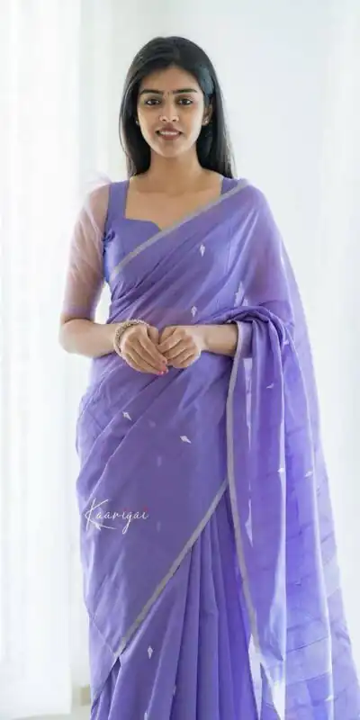 Purple Soft Lilan Cotton Pallu Jacquard Work Saree | Sarees, Bollywood Sarees, Creative Sarees, Designer Sarees, Embroidered Sarees, Ethnic Saree, Modern Digital sarees, Party Wear Sarees