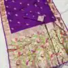 Purple Soft Paithani Silk Lace Zari Work Saree | Sarees, Bollywood Sarees, Creative Sarees, Designer Sarees, Embroidered Sarees, Ethnic Saree, Modern Digital sarees, Party Wear Sarees