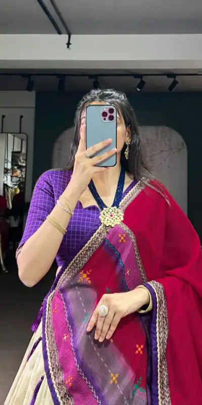 Purple Taser Silk Printed Lehenga Choli | Lehenga, Bollywood Lehenga, Creative Lehenga, Designer Lehenga, Embroidered Lehenga, Party Wear Lehenga