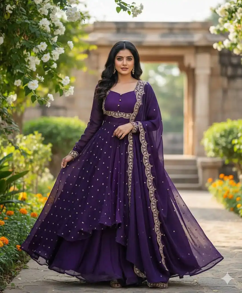 Purple Vichitra Silk Zari Embroidery Work Salwar Suit | Jump Suits, Salwar suit, Casual Suits, Creative suits, Designer Suits, Palazzo Suits, Party Wear Suits, Patiala Suits, Straight Suits