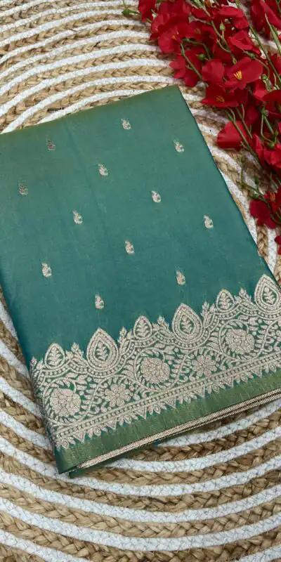 Rama Banarasi Silk Zari Weaving Pallu Saree | Sarees, Bollywood Sarees, Creative Sarees, Designer Sarees, Embroidered Sarees, Ethnic Saree, Modern Digital sarees, Party Wear Sarees