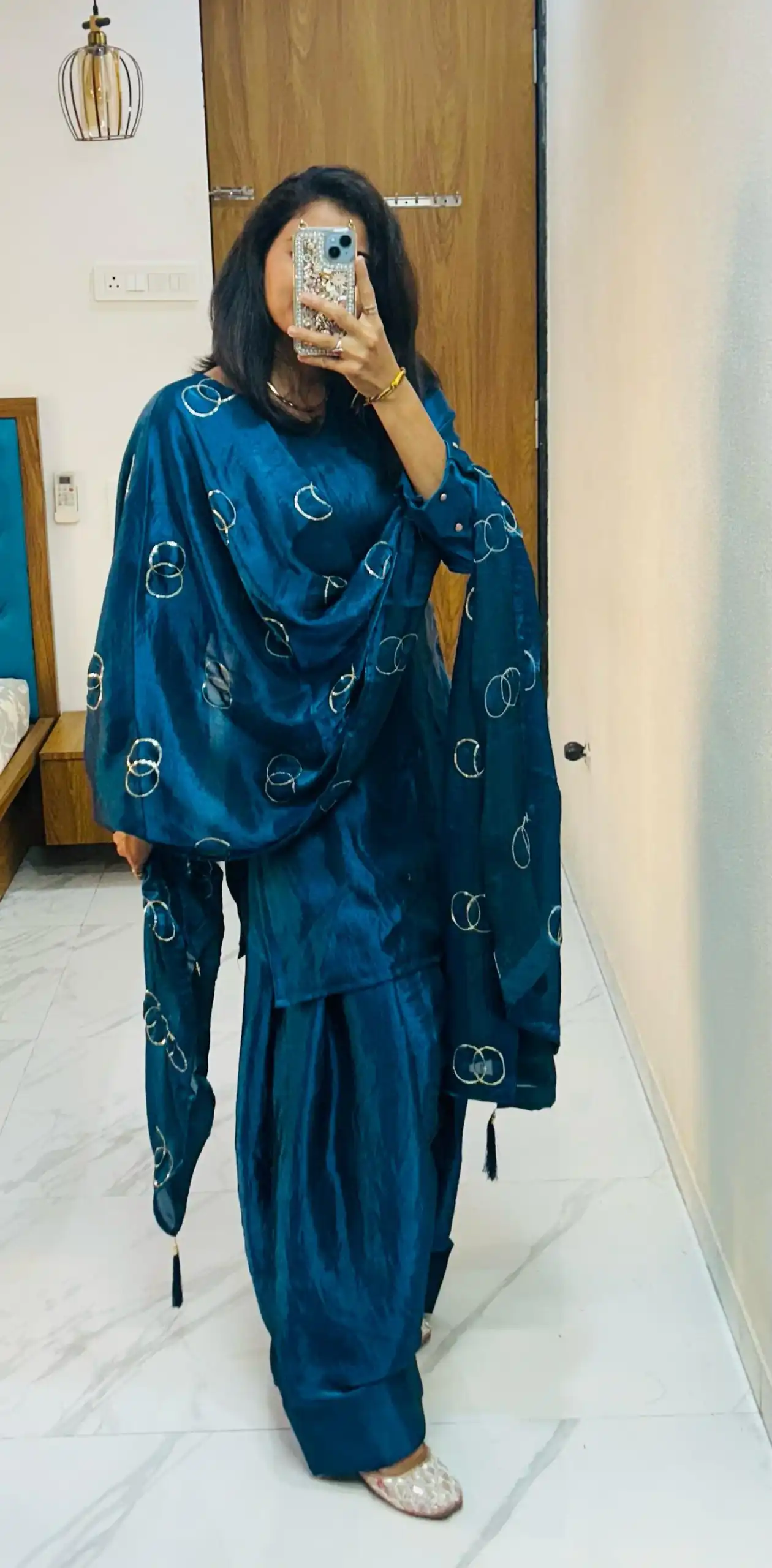 Rama Blue Silk Salwar Suit | Jump Suits, Salwar suit, Casual Suits, Creative suits, Designer Suits, Palazzo Suits, Party Wear Suits, Patiala Suits, Straight Suits