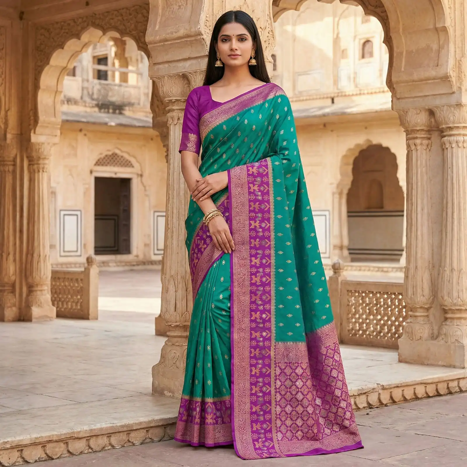 Rama Pochampalli Silk Zari Work Saree | Sarees, Bollywood Sarees, Creative Sarees, Designer Sarees, Embroidered Sarees, Ethnic Saree, Modern Digital sarees, Party Wear Sarees