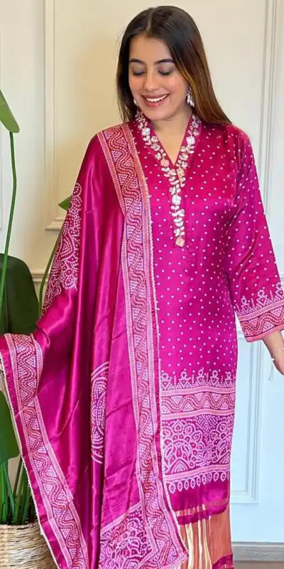 Rani Chinon Silk Wide Digital Print Coding Work Salwar Suit | Jump Suits, Salwar suit, Casual Suits, Creative suits, Designer Suits, Palazzo Suits, Party Wear Suits, Patiala Suits, Straight Suits