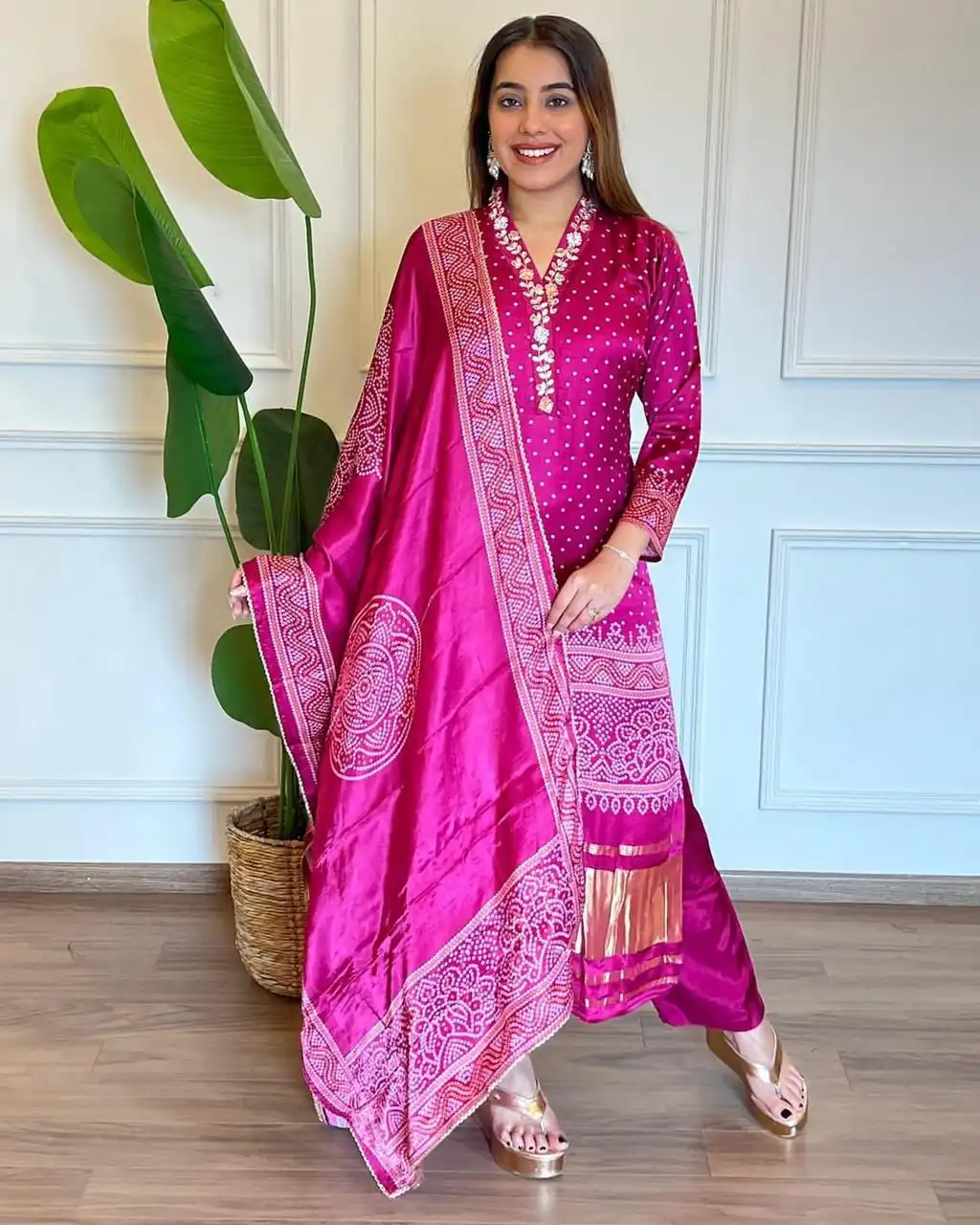 Rani Chinon Silk Wide Digital Print Coding Work Salwar Suit | Jump Suits, Salwar suit, Casual Suits, Creative suits, Designer Suits, Palazzo Suits, Party Wear Suits, Patiala Suits, Straight Suits