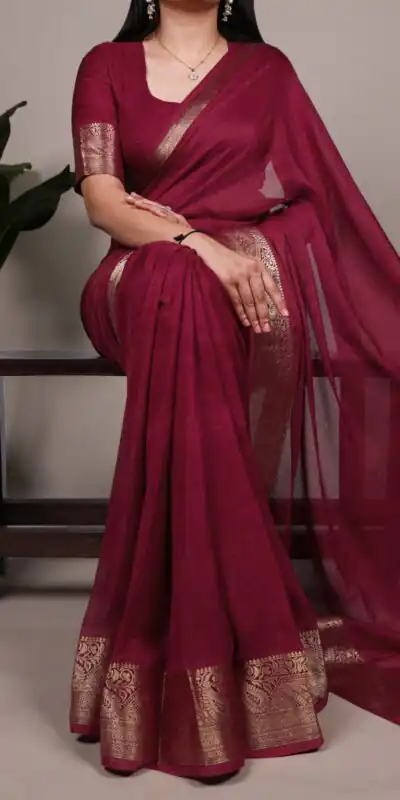 Rani Pink Mass Mello Zari Work Saree | Sarees, Bollywood Sarees, Creative Sarees, Designer Sarees, Embroidered Sarees, Ethnic Saree, Modern Digital sarees, Party Wear Sarees