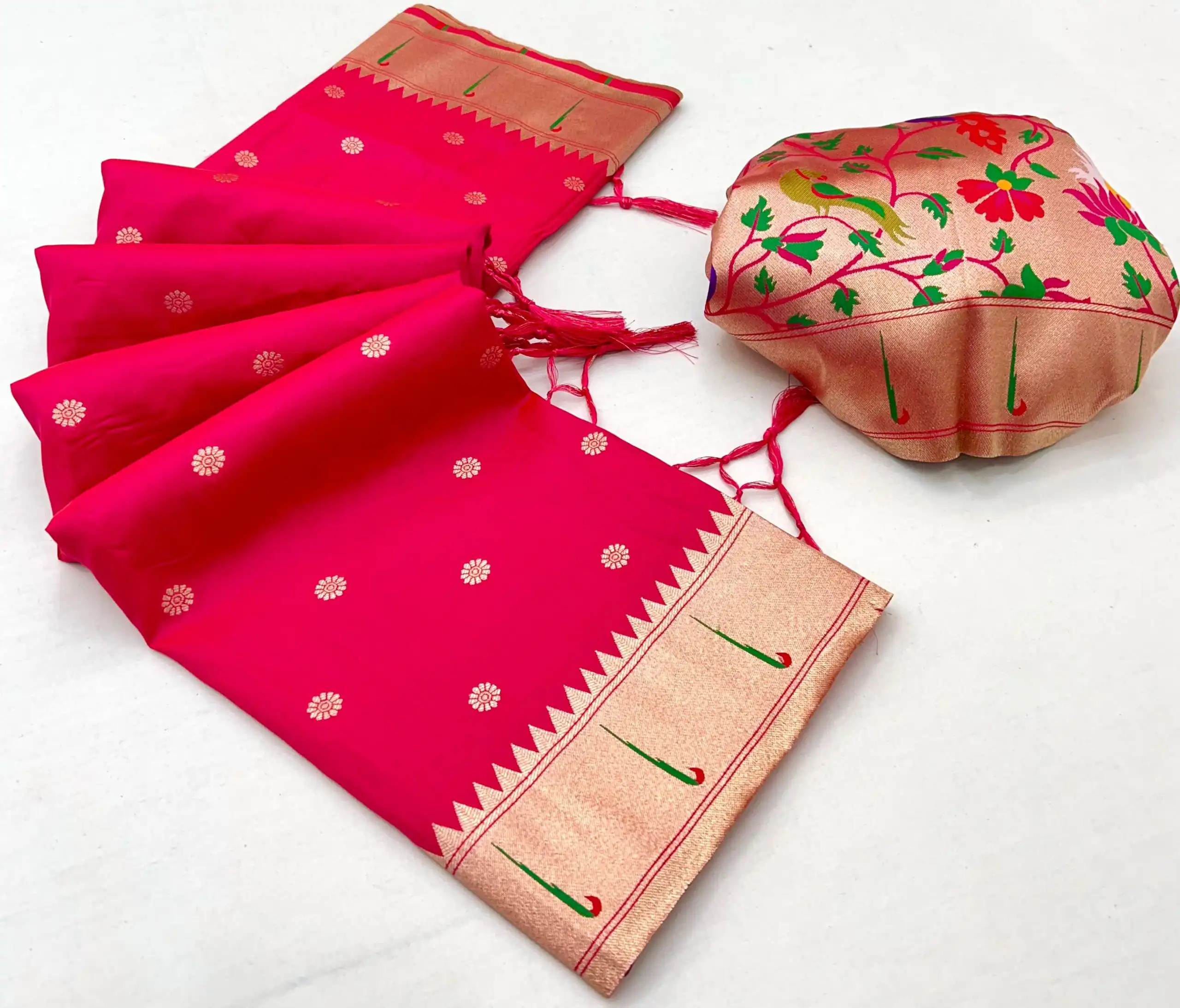 Red A Pethani Silk Lace Zari Work Saree | Sarees, Bollywood Sarees, Creative Sarees, Designer Sarees, Embroidered Sarees, Ethnic Saree, Modern Digital sarees, Party Wear Sarees