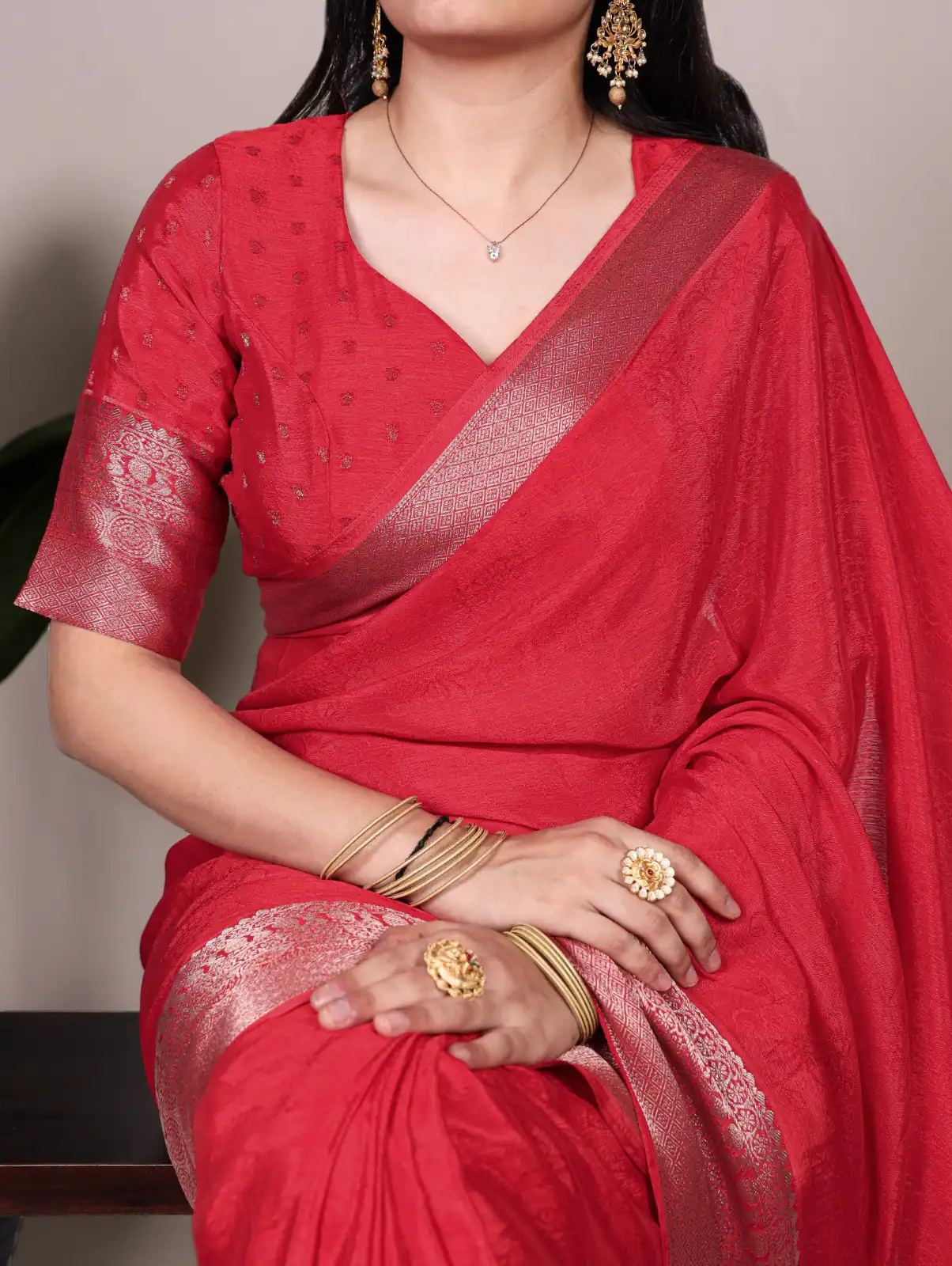 Red Chinon Zari Weaving Work Saree | Sarees, Bollywood Sarees, Creative Sarees, Designer Sarees, Embroidered Sarees, Ethnic Saree, Modern Digital sarees, Party Wear Sarees