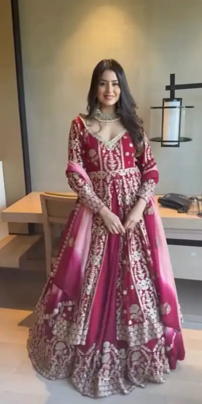 Red Faux Georgette Digital Print Lehenga Choli | Lehenga, Bollywood Lehenga, Creative Lehenga, Designer Lehenga, Embroidered Lehenga, Party Wear Lehenga