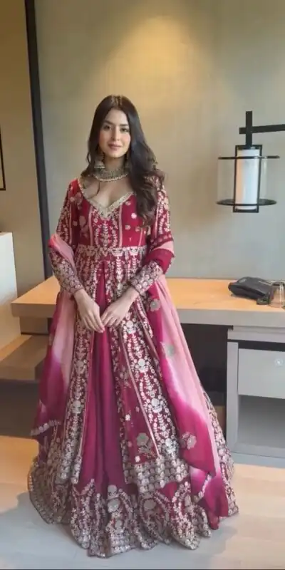 Red Faux Georgette Digital Print Lehenga Choli | Lehenga, Bollywood Lehenga, Creative Lehenga, Designer Lehenga, Embroidered Lehenga, Party Wear Lehenga