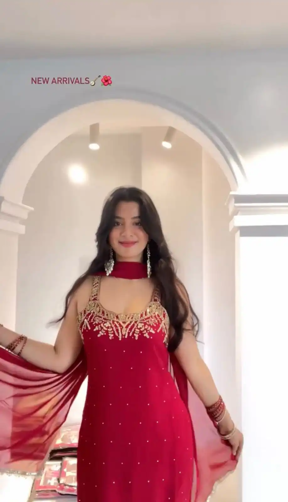 Red Faux Georgette With Lace Work Salwar Suit | Jump Suits, Tops & Bottoms, Track Suits, Salwar suit, Casual Suits, Creative suits, Designer Suits, Palazzo Suits, Party Wear Suits, Patiala Suits, Straight Suits, Trendy Wear