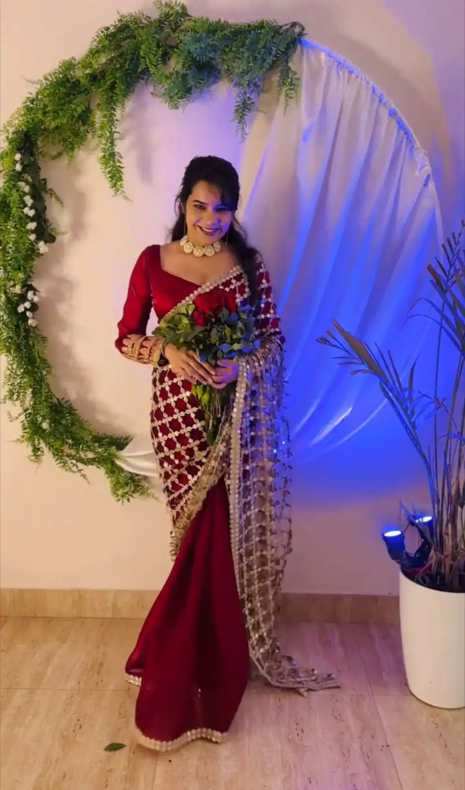Red Fendy Silk Lace Mirror Work Saree | Sarees, Bollywood Sarees, Creative Sarees, Designer Sarees, Embroidered Sarees, Ethnic Saree, Modern Digital sarees, Party Wear Sarees