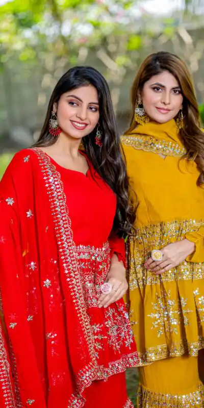 Red Georgette 7mm Sequence Work Salwar Suit | Jump Suits, Salwar suit, Casual Suits, Creative suits, Designer Suits, Palazzo Suits, Party Wear Suits, Patiala Suits, Straight Suits