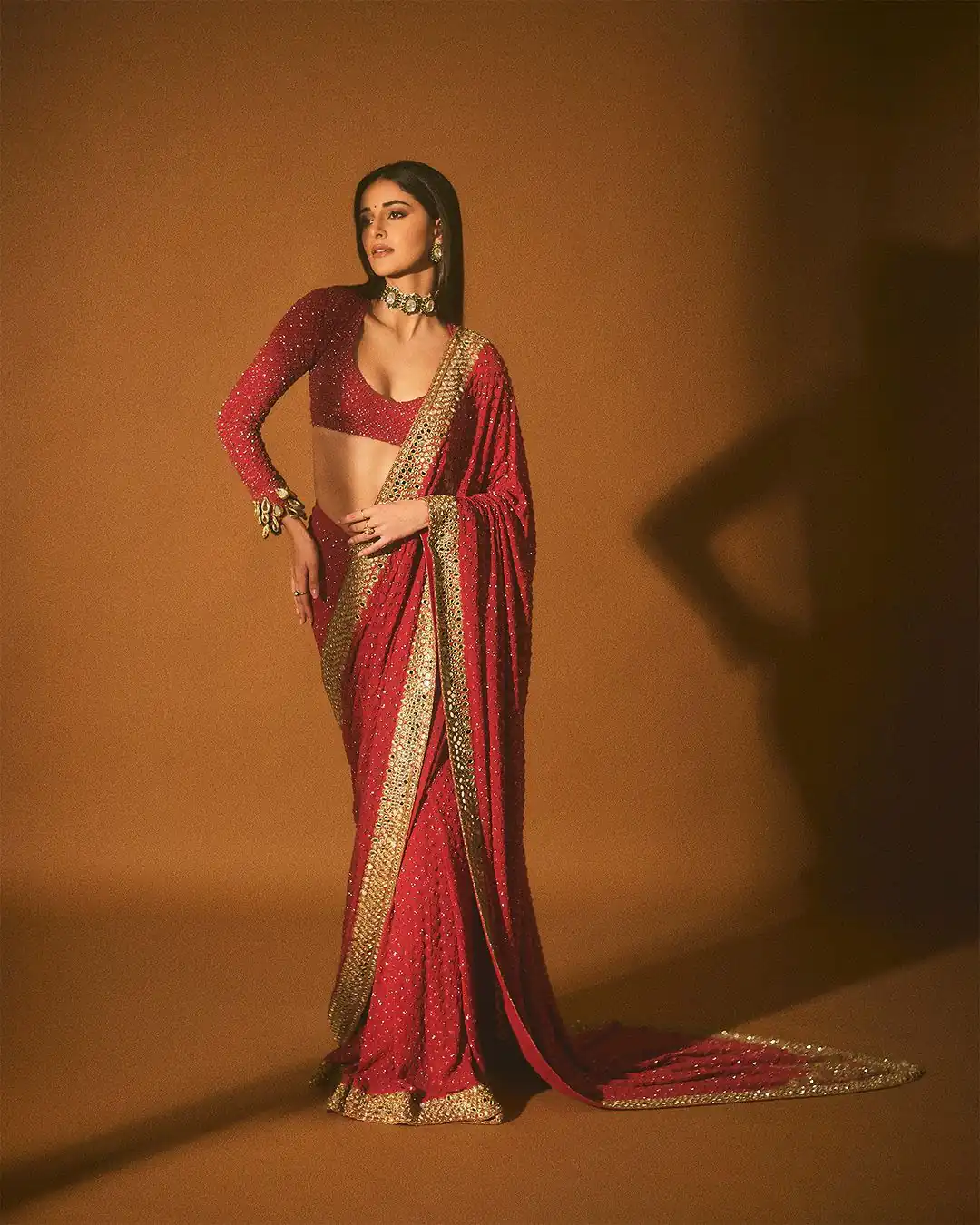 Red Georgette Embroidery Thread Work Saree | Sarees, Bollywood Sarees, Creative Sarees, Designer Sarees, Ethnic Saree, Modern Digital sarees, Party Wear Sarees