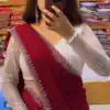 Red Georgette Hot Fix Stone Work Saree | Sarees, Bollywood Sarees, Creative Sarees, Designer Sarees, Embroidered Sarees, Ethnic Saree, Modern Digital sarees, Party Wear Sarees