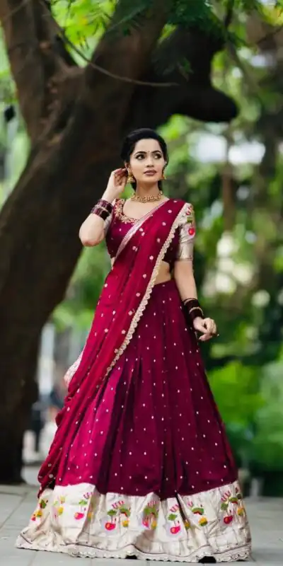 Red Georgette Sequence Work Lehenga Choli | Lehenga, Bollywood Lehenga, Creative Lehenga, Designer Lehenga, Embroidered Lehenga, Party Wear Lehenga