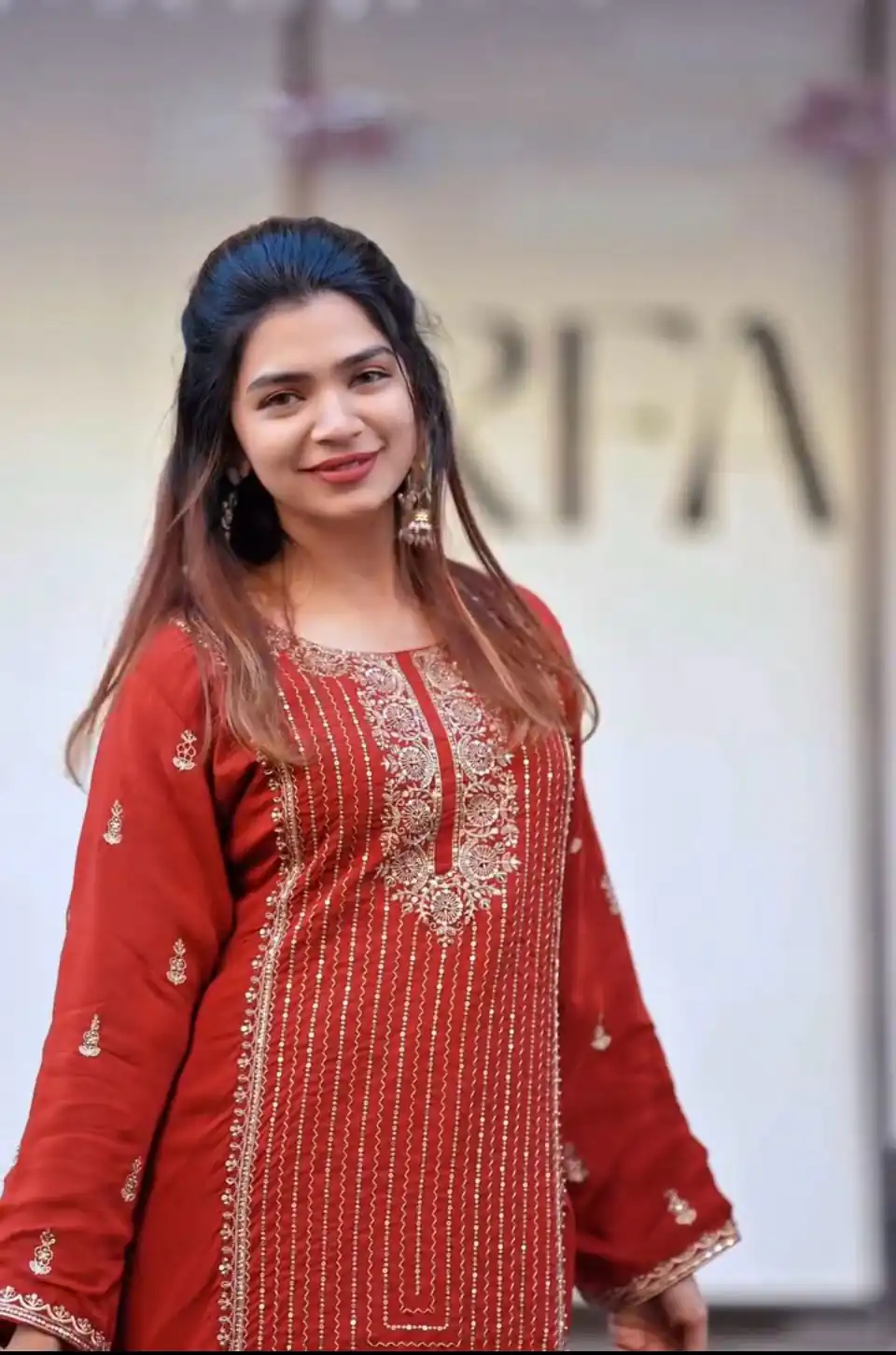 Red Georgette With Embroidery Work Salwar Suit | Jump Suits, Salwar suit, Casual Suits, Creative suits, Designer Suits, Palazzo Suits, Party Wear Suits, Patiala Suits, Straight Suits