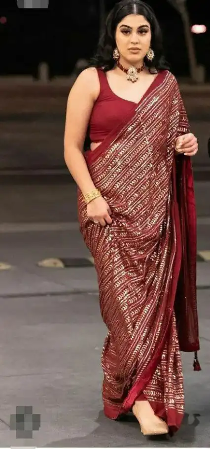 Red Georgette With Sequence All Over Saree | Sarees, Bollywood Sarees, Creative Sarees, Designer Sarees, Embroidered Sarees, Ethnic Saree, Modern Digital sarees, Party Wear Sarees