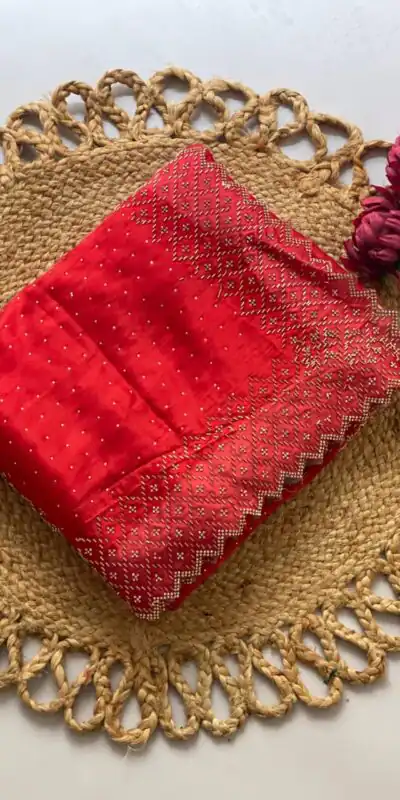 Red Jimmy Choo Diamond Saree | Sarees, Bollywood Sarees, Creative Sarees, Designer Sarees, Embroidered Sarees, Ethnic Saree, Modern Digital sarees, Party Wear Sarees
