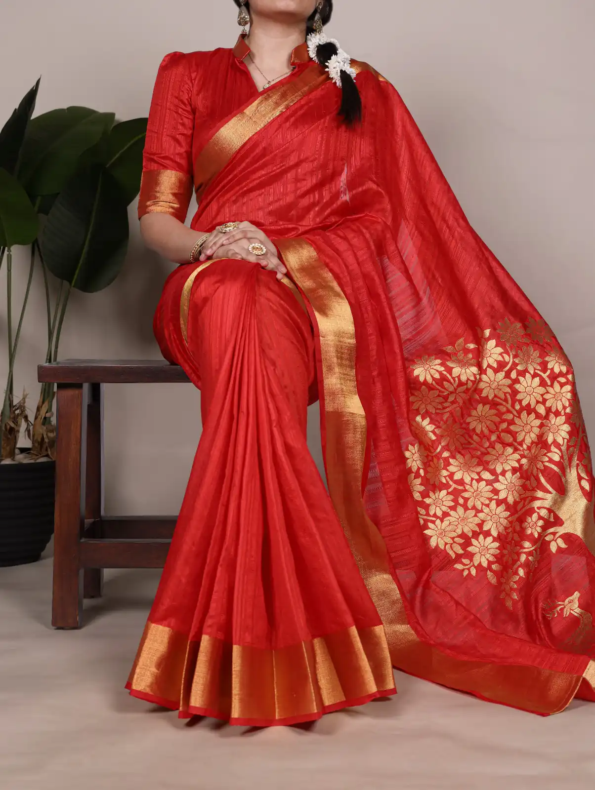Red Raw Silk Zari Weaving Saree | Sarees, Bollywood Sarees, Creative Sarees, Designer Sarees, Embroidered Sarees, Ethnic Saree, Modern Digital sarees, Party Wear Sarees
