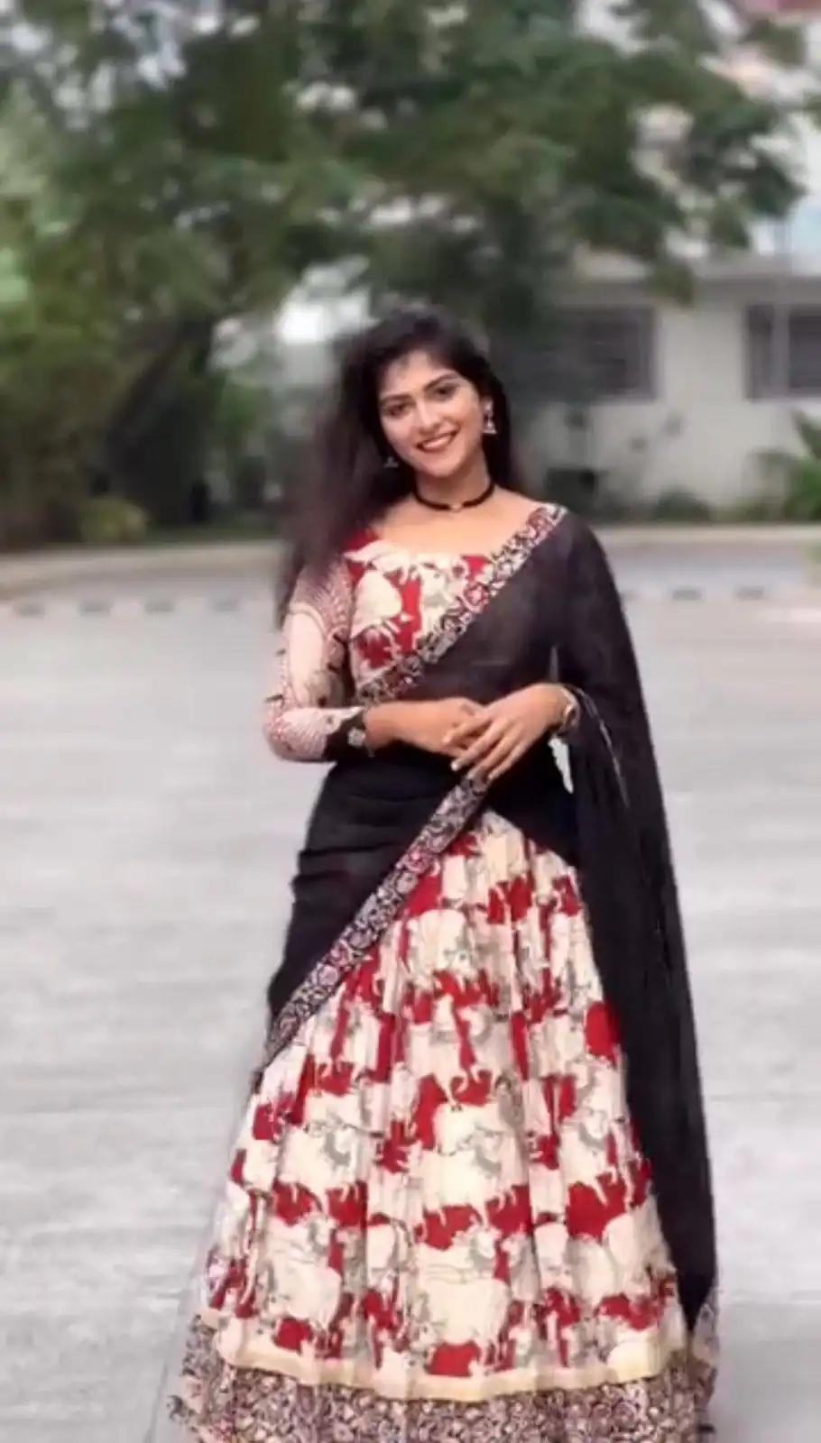 Red Rayon Cotton Kalamkari Print Lehenga Choli | Lehenga, Bollywood Lehenga, Creative Lehenga, Designer Lehenga, Embroidered Lehenga, Party Wear Lehenga