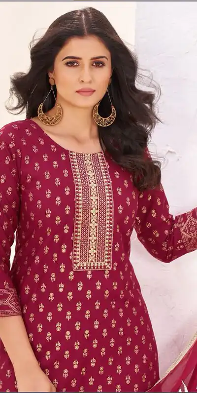 Red Rayon Lace Embroidery Work Salwar Suit | Jump Suits, Salwar suit, Casual Suits, Creative suits, Designer Suits, Palazzo Suits, Party Wear Suits, Patiala Suits, Straight Suits