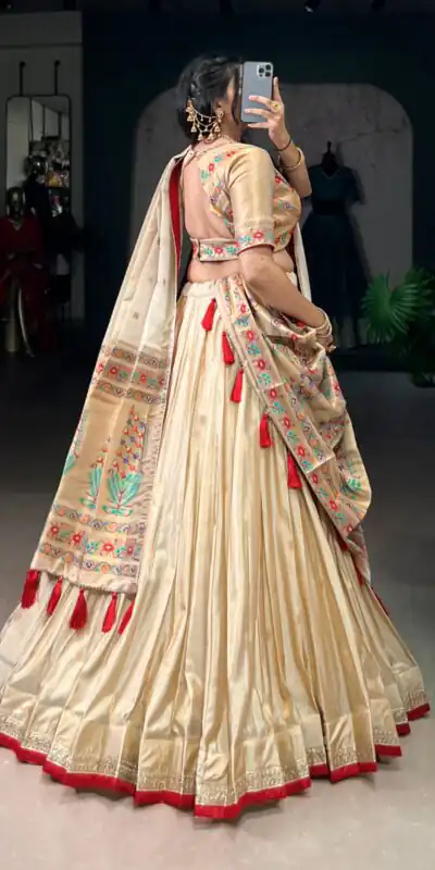 Red Shimmer Zari Weaving Work Lehenga Choli | Lehenga, Bollywood Lehenga, Creative Lehenga, Designer Lehenga, Embroidered Lehenga, Party Wear Lehenga