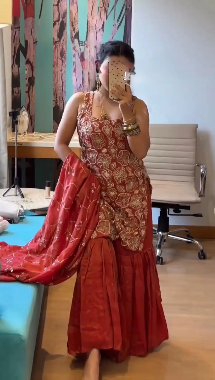 Red Simmer Silk With Lace Work Salwar Suit | Jump Suits, Tops & Bottoms, Track Suits, Salwar suit, Casual Suits, Creative suits, Designer Suits, Palazzo Suits, Party Wear Suits, Patiala Suits, Straight Suits, Trendy Wear