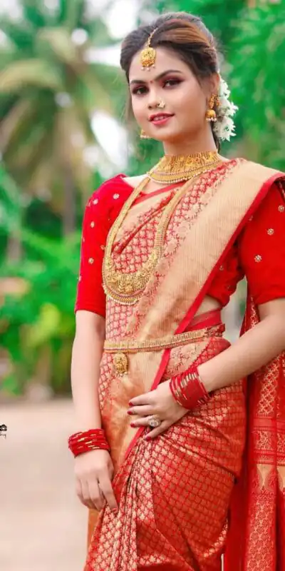 Red Soft Lichi Silk Lace Border Work Saree | Sarees, Bollywood Sarees, Creative Sarees, Designer Sarees, Embroidered Sarees, Ethnic Saree, Modern Digital sarees, Party Wear Sarees