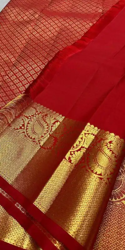 Red Soft Lichi Silk Lace Zari Work Saree | Sarees, Bollywood Sarees, Creative Sarees, Designer Sarees, Embroidered Sarees, Ethnic Saree, Modern Digital sarees, Party Wear Sarees