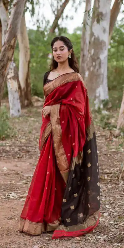 Red Soft Lilan Slab Weaving Work Saree | Sarees, Bollywood Sarees, Creative Sarees, Designer Sarees, Embroidered Sarees, Ethnic Saree, Modern Digital sarees, Party Wear Sarees